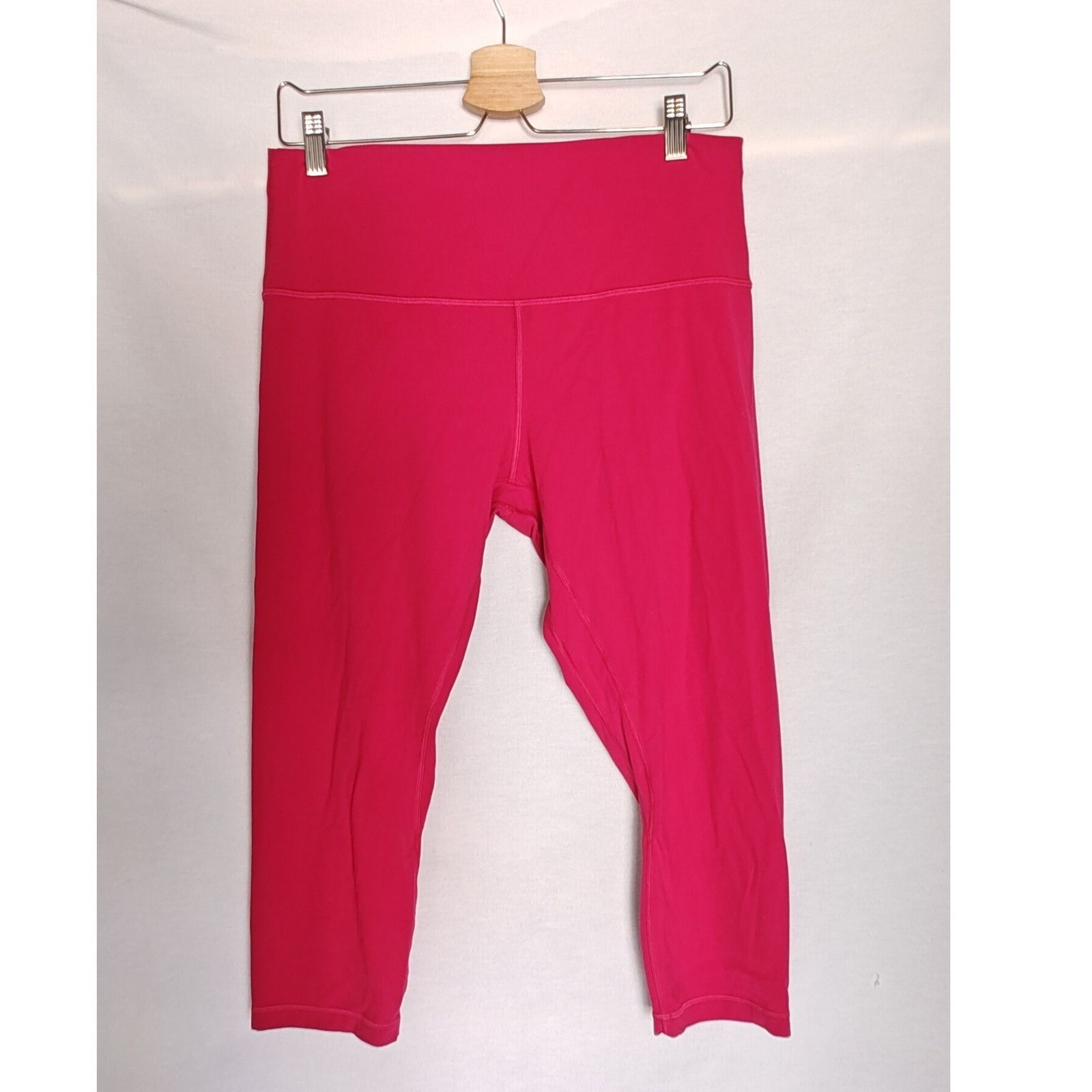 Lululemon Align Crop 21" Star Ruby Pink Leggings High Rise Size 12 W6as8s